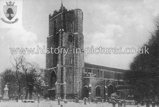 St Mary's Church, Hatfield Broad Oak, Essex. c.1912